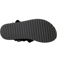 Rip Curl chanclas mujer NEWQUAY BLOOM NEGRO vista trasera