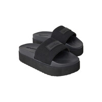 Rip Curl chanclas mujer PREMIUM SURF BLOOM SLIDE NEGRO lateral interior
