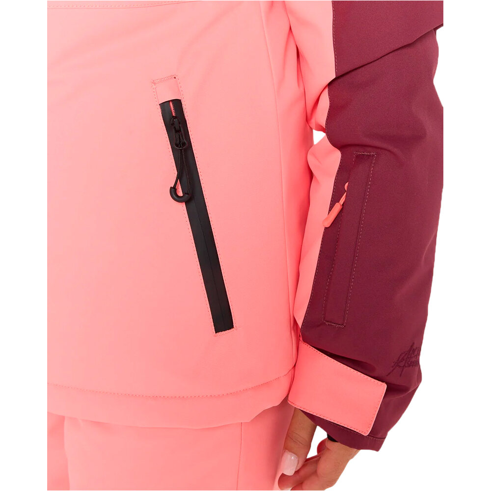 Rip Curl chaqueta esquí mujer ANTI SERIES COL BL JKT10K/10K ROSA 04