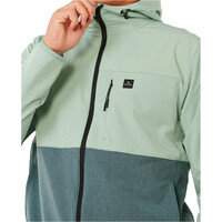 Rip Curl chaquetas hombre ANTI SERIES ELITE VERDE vista detalle
