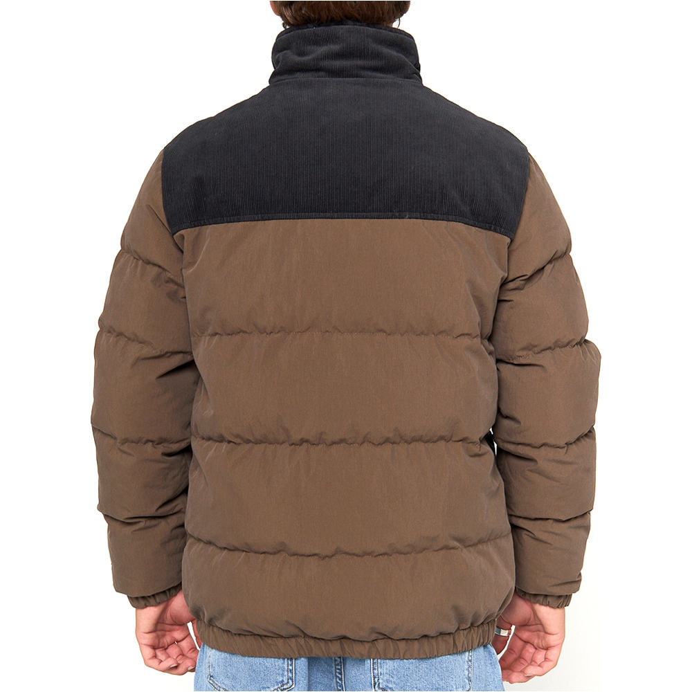 Rip Curl chaquetas hombre FADE OUT CORD MARRON vista trasera