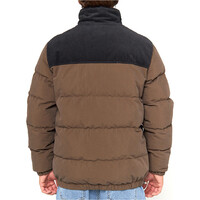Rip Curl chaquetas hombre FADE OUT CORD MARRON vista trasera