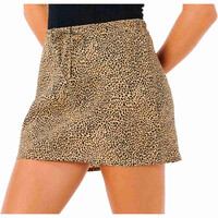 Rip Curl faldas mujer ANIMAL INSTINCTS MARRON vista detalle