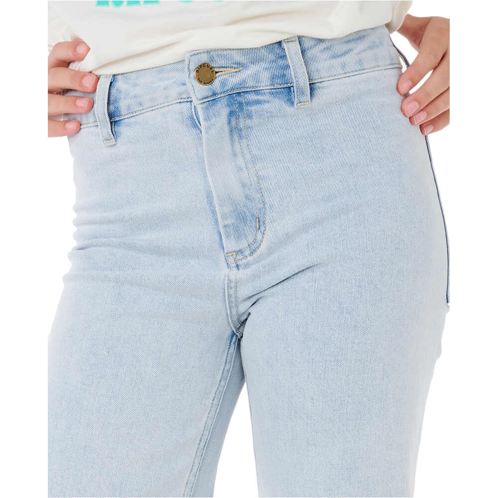 Rip Curl pantalón niña HOLIDAY DENIM AZUL vista trasera