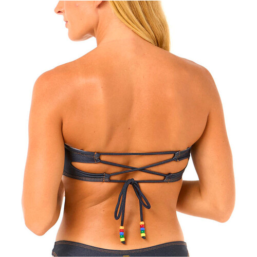 RIP CURL DALIAS DENIM BANDEAU azul