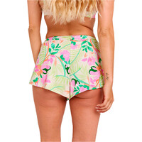 Rip Curl short baño mujer MOLOKAI 3 NEGRO vista trasera