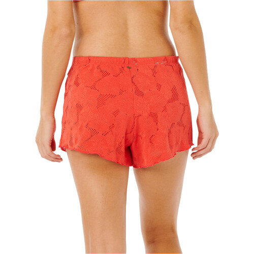 Rip Curl short baño mujer OASIS SWIM ROJO