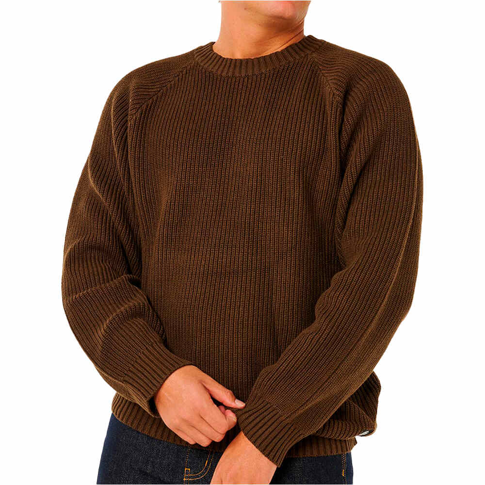 Rip Curl sudadera hombre PREMIUM SURF MARRON vista detalle