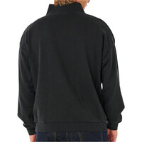 Rip Curl sudadera hombre PREMIUM SURF NEGRO vista trasera