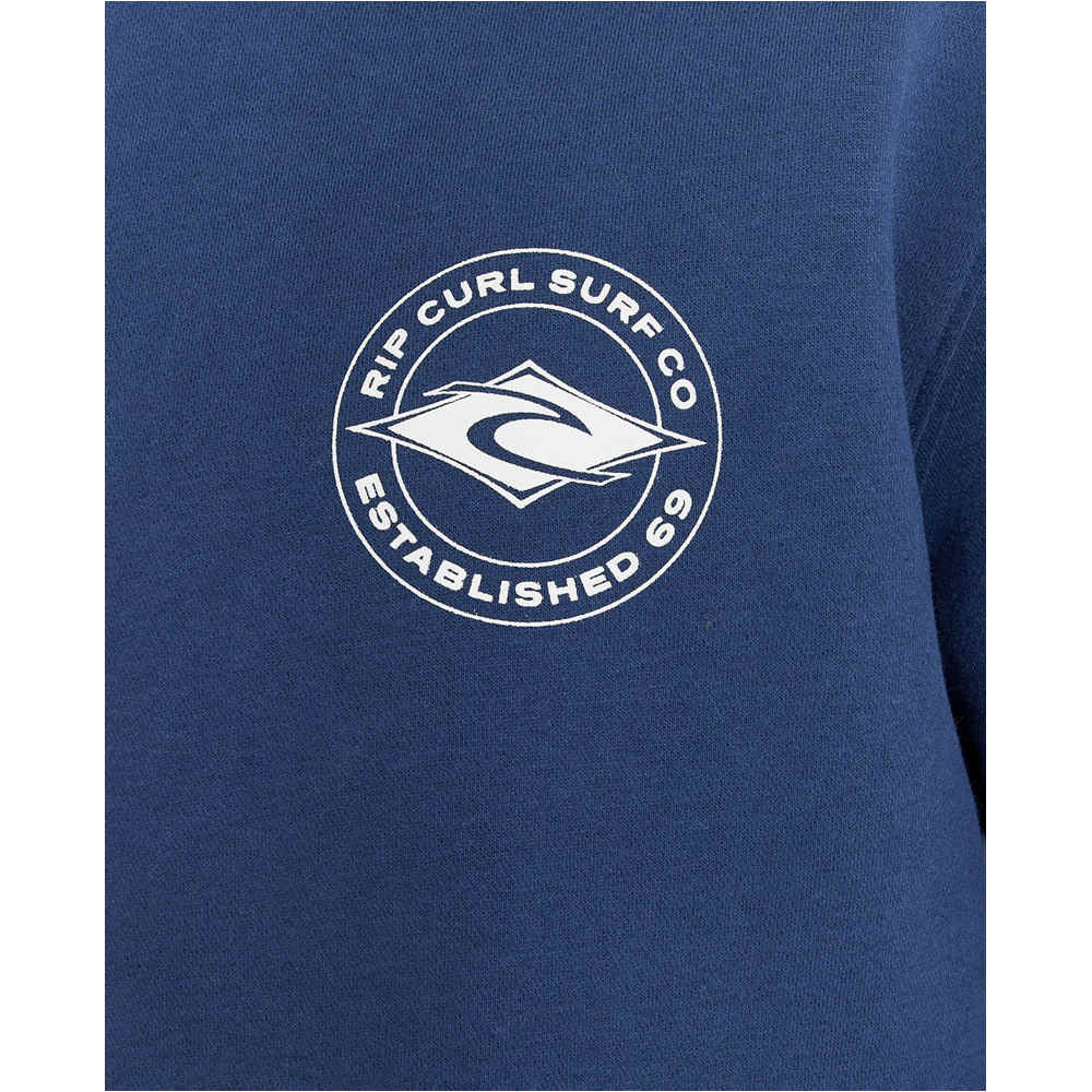 Rip Curl sudadera hombre STAPLE AZUL 03