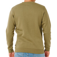 Rip Curl sudadera hombre WETSUIT ICON VERDE vista trasera