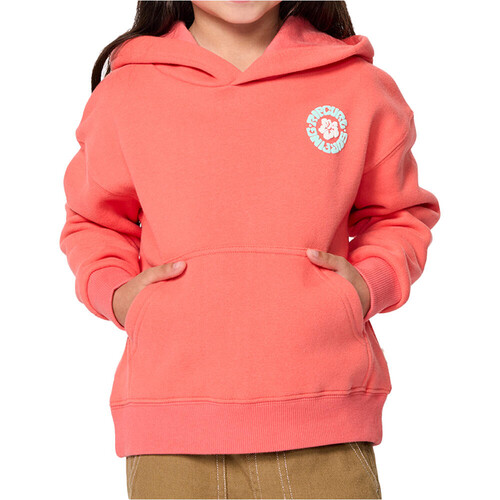 Rip Curl sudadera junior niña LUXE SURFHOOD ROSA