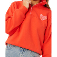 Rip Curl sudadera mujer HEART ROJO 03