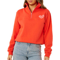 Rip Curl sudadera mujer HEART ROJO vista detalle