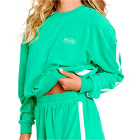 Rip Curl sudadera mujer HIGH TIDE TERRY VERDE vista detalle