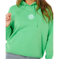 Rip Curl sudadera mujer ICONS OF SURF HERITAGE VERDE vista detalle