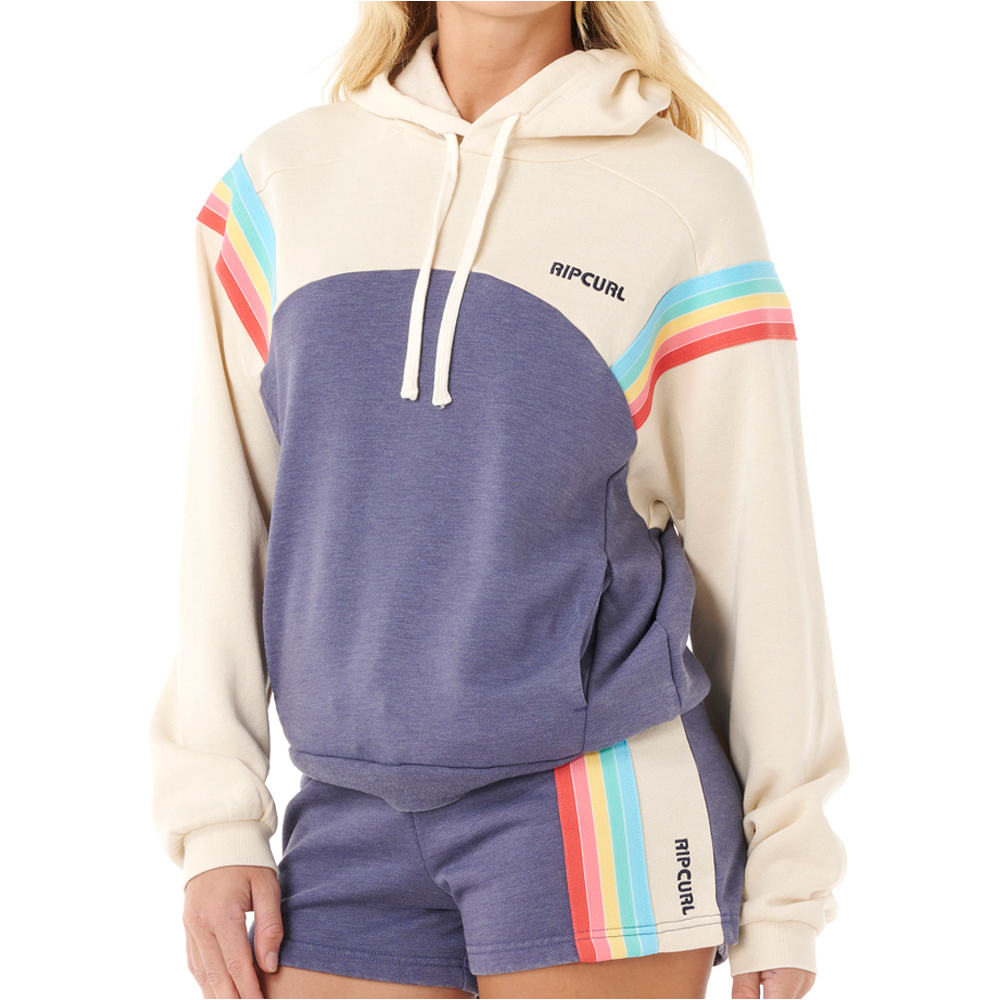 Rip Curl sudadera mujer SURF REVIVAL AZUL vista detalle