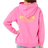 Rip Curl sudadera niña SURF PUFF ROSA vista trasera