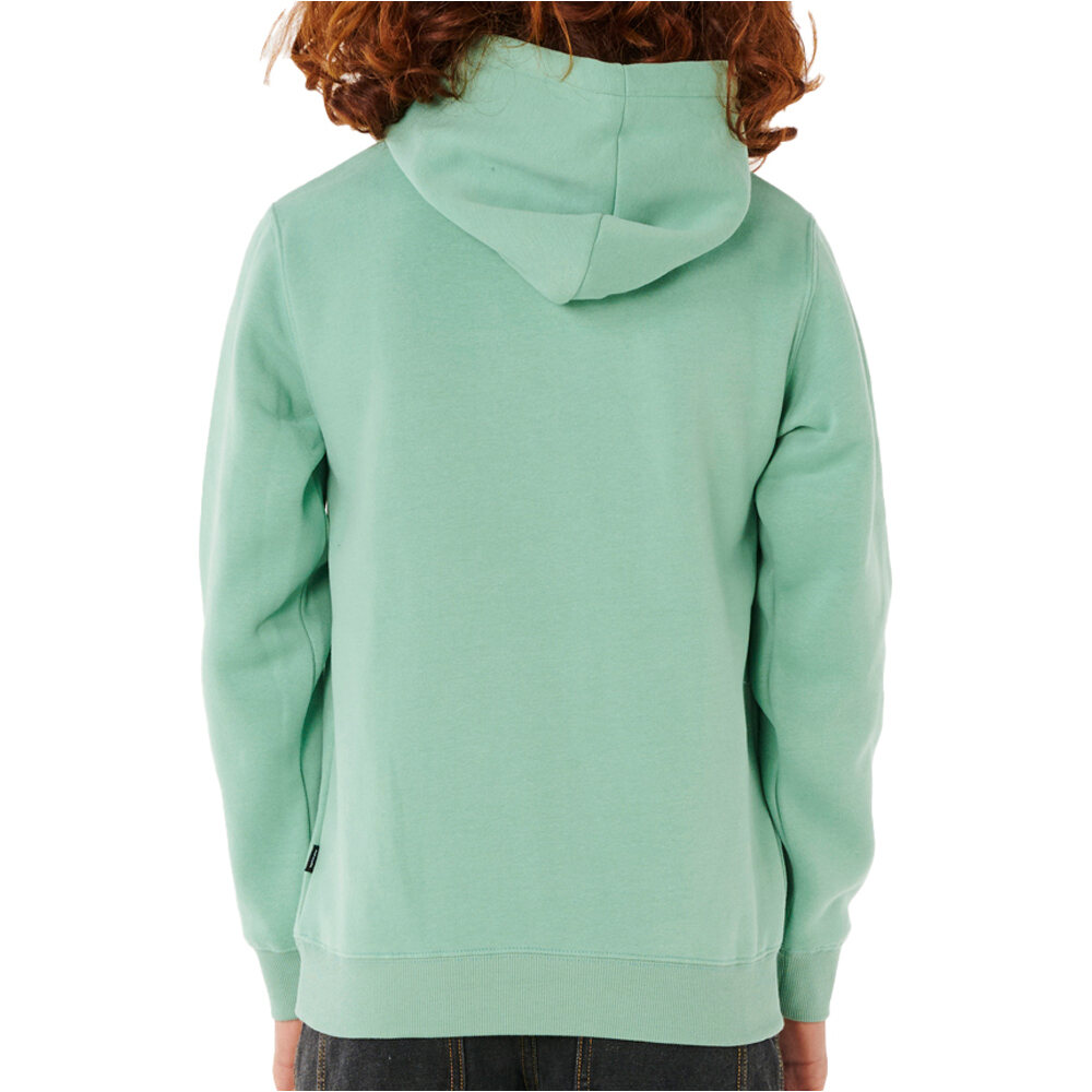 Rip Curl sudadera niño STAPLER VERDE vista trasera