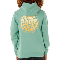 Rip Curl sudadera niño WETSUIT ICON VERDE vista detalle