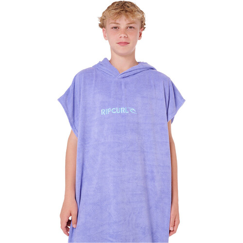 RIP CURL BRAND HOODED TOWEL azul