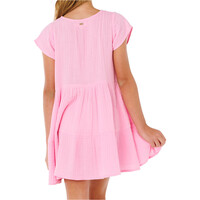 Rip Curl vestido niña PREMIUM SURF ROSA vista trasera