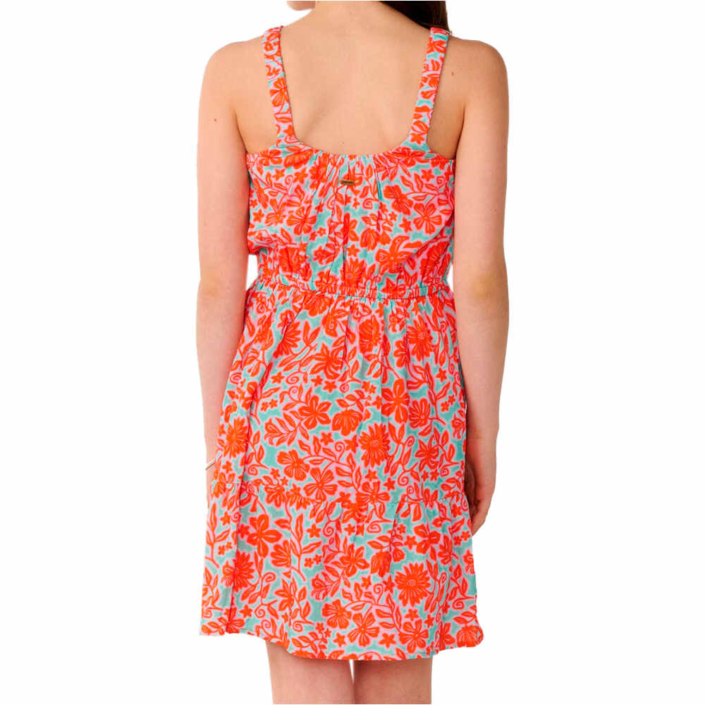 Rip Curl vestido niña SUNSHINE SQUAD VERDE vista trasera