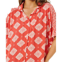 Rip Curl Vestido VENTURA VISCOSE ROJO vista detalle