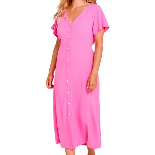 RIP CURL MOLOKA LONG DRESS rosa