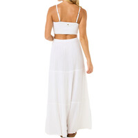Rip Curl vestidos mujer PREMIUM SURF MAXI BLANCO vista trasera