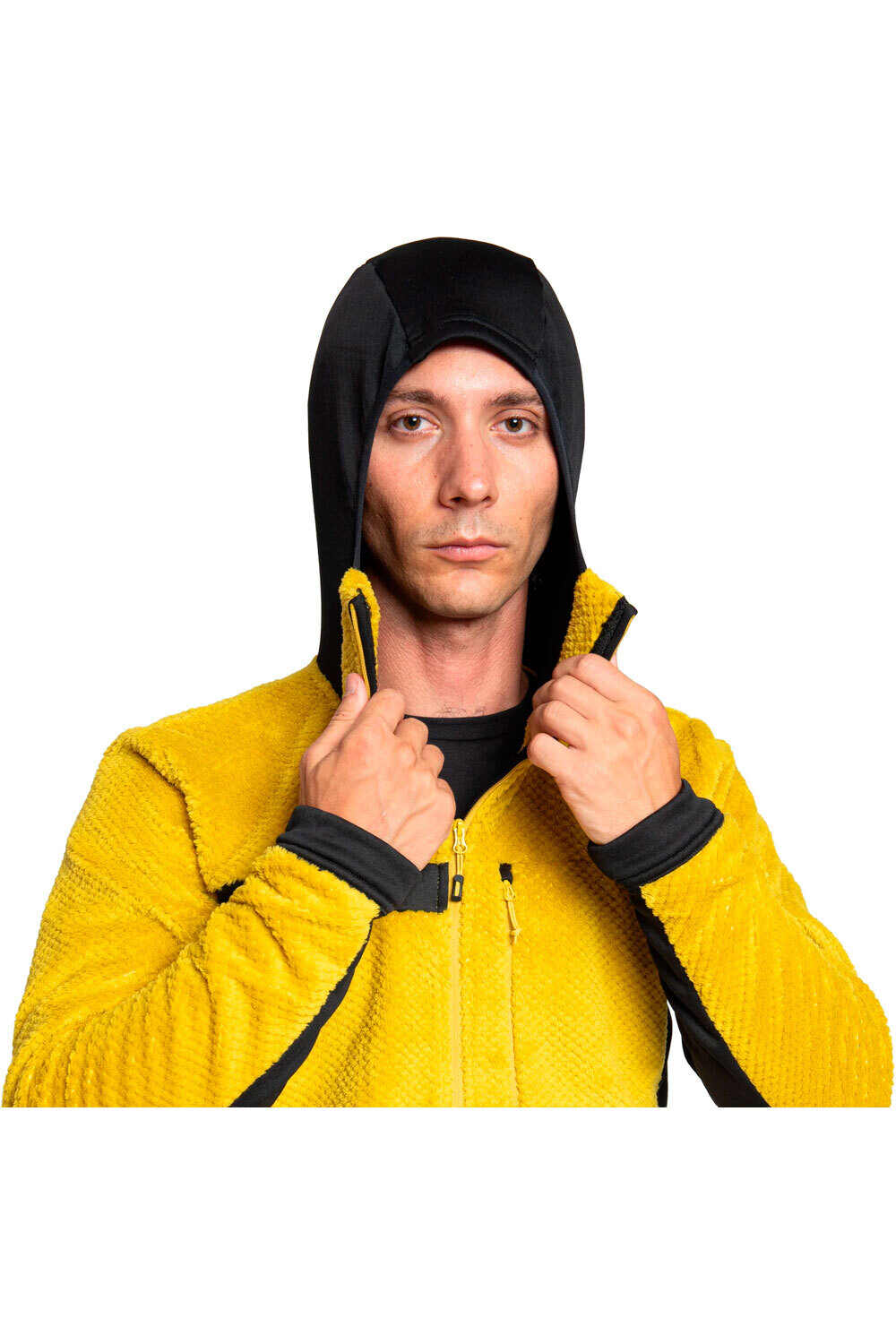 Rock Experience forro polar hombre BLIZZARD TECH 2.0 HOODIE MAN FLEECE AMARILLO vista detalle