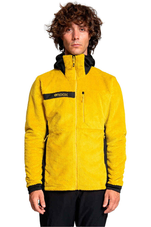 ROCK EXPERIENCE BLIZZARD TECH 2.0 HOODIE MAN FLEECE amarillo