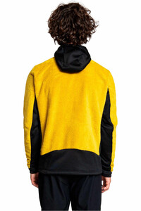 Rock Experience forro polar hombre BLIZZARD TECH 2.0 HOODIE MAN FLEECE AMARILLO vista trasera