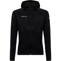 Rock Experience forro polar hombre LINZOR HOODIE MAN FLEECE NEGRO vista frontal