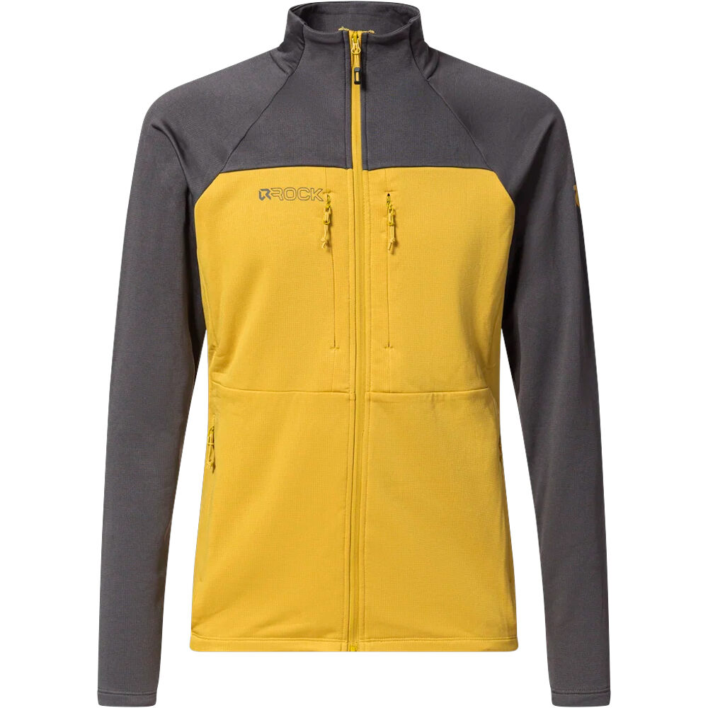 Rock Experience forro polar hombre LINZOR MOCK NECK MAN FLEECE AMARILLO vista frontal