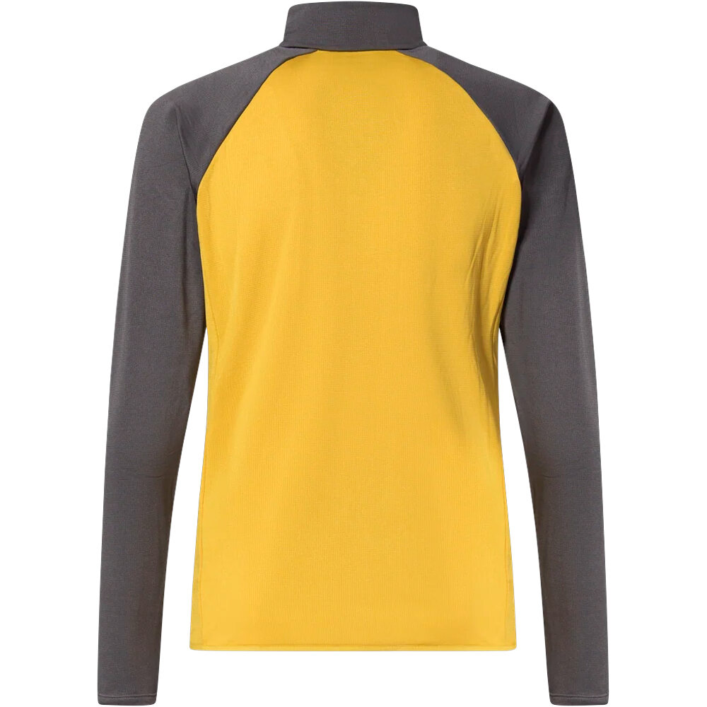 Rock Experience forro polar hombre LINZOR MOCK NECK MAN FLEECE AMARILLO vista trasera