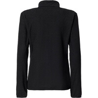 Rock Experience forro polar mujer NIGHT CREST MOCK NECK WOMAN FLEECE NEGRO vista trasera