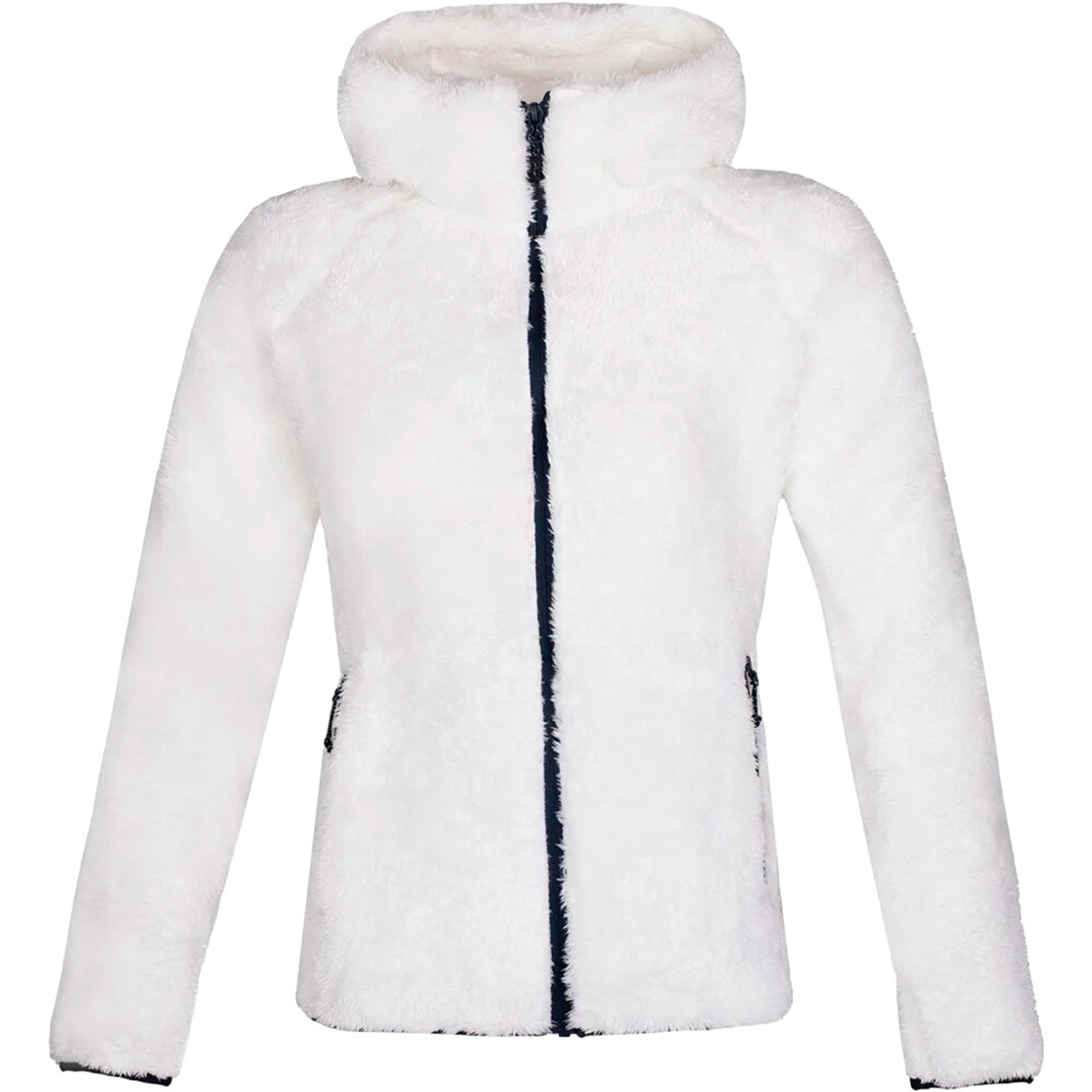 Rock Experience forro polar mujer OLDY WOMAN FLEECE BLANCO vista frontal