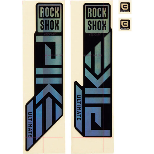 ROCK SHOX REC KIT ADHESIVOS PIKE ULT (2023+) negro