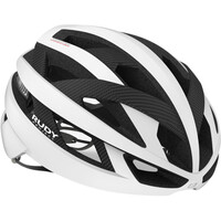 Rudy Project casco bicicleta REBEL CARBON WHITE MATTE FREE PADS+POUCH-+BUG STOP+ RSR11 S  vista frontal
