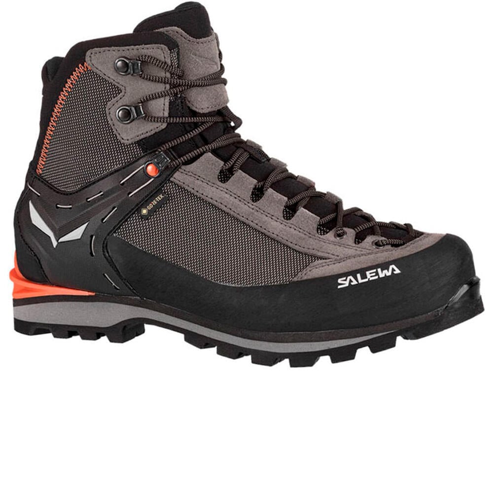 Salewa bota montaña cuero hombre CROW GORE-TEX GRIS lateral exterior