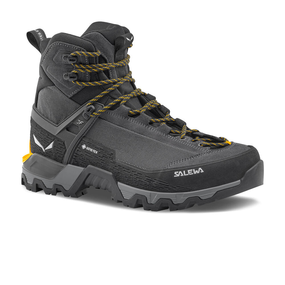 Salewa bota montaña cuero hombre MTN TRAINER 3 TECH MID GTX M NEGRO lateral interior