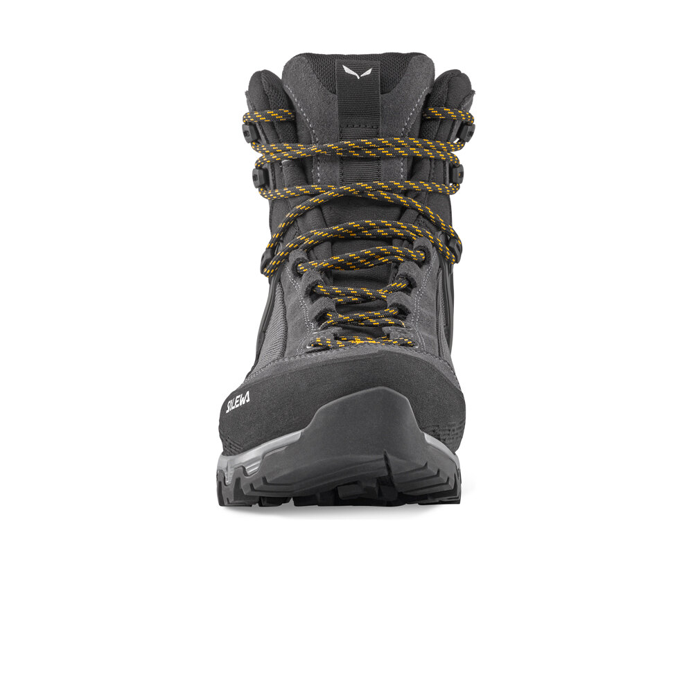 Salewa bota montaña cuero hombre MTN TRAINER 3 TECH MID GTX M NEGRO puntera