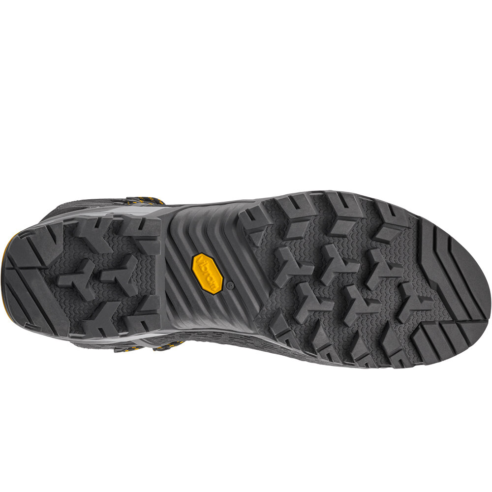 Salewa bota montaña cuero hombre MTN TRAINER 3 TECH MID GTX M NEGRO vista superior