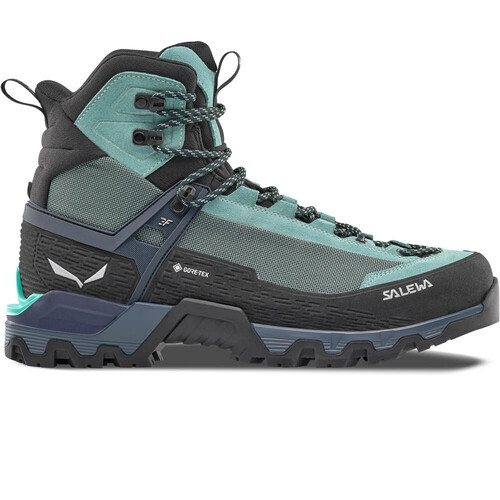 Salewa bota montaña cuero mujer MTN TRAINER 3 TECH MID GTX W AZUL