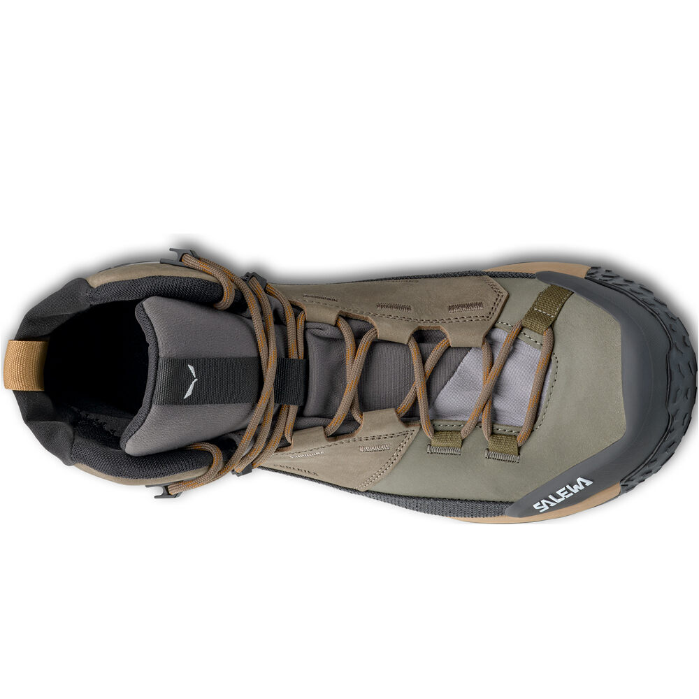 Salewa bota trekking hombre PUEZ LEATHER MID POWERTEX MARRON 05