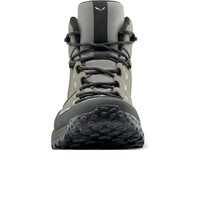 Salewa bota trekking hombre PUEZ LEATHER MID POWERTEX MARRON puntera