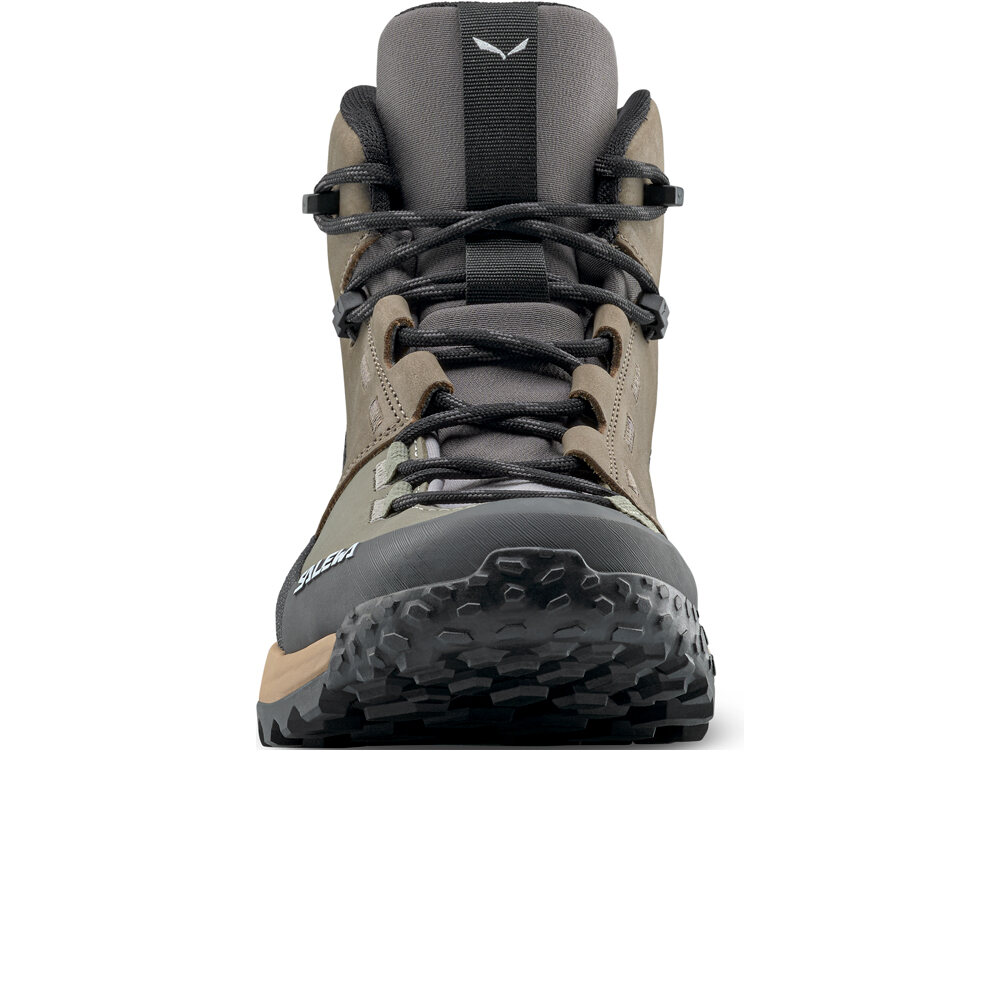 Salewa bota trekking mujer PUEZ LEATHER MID POWERTEX MARRON puntera