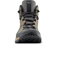 Salewa bota trekking mujer PUEZ LEATHER MID POWERTEX MARRON puntera