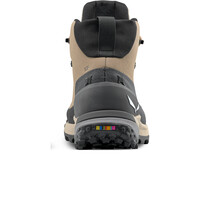 Salewa bota trekking mujer PUEZ LEATHER MID POWERTEX MARRON vista trasera